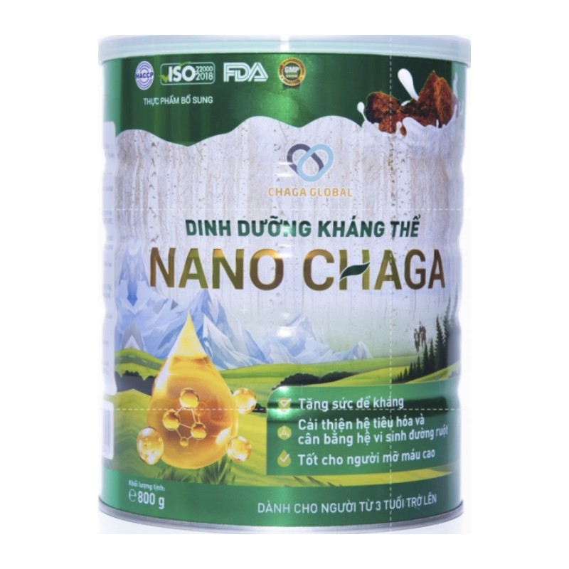 Hộp Dinh dưỡng kháng thể Nano Chaga 800g — ChagaGlobal